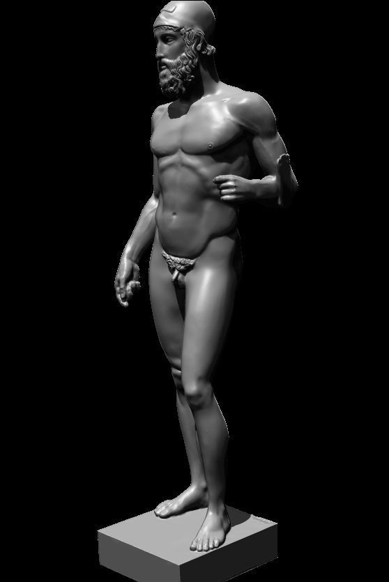 riace bronze warrior 3D print model_66