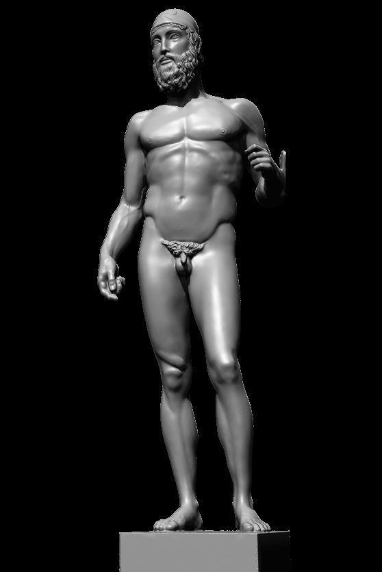 riace bronze warrior 3D print model_67