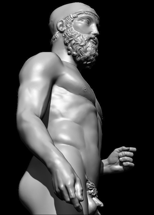 riace bronze warrior 3D print model_62