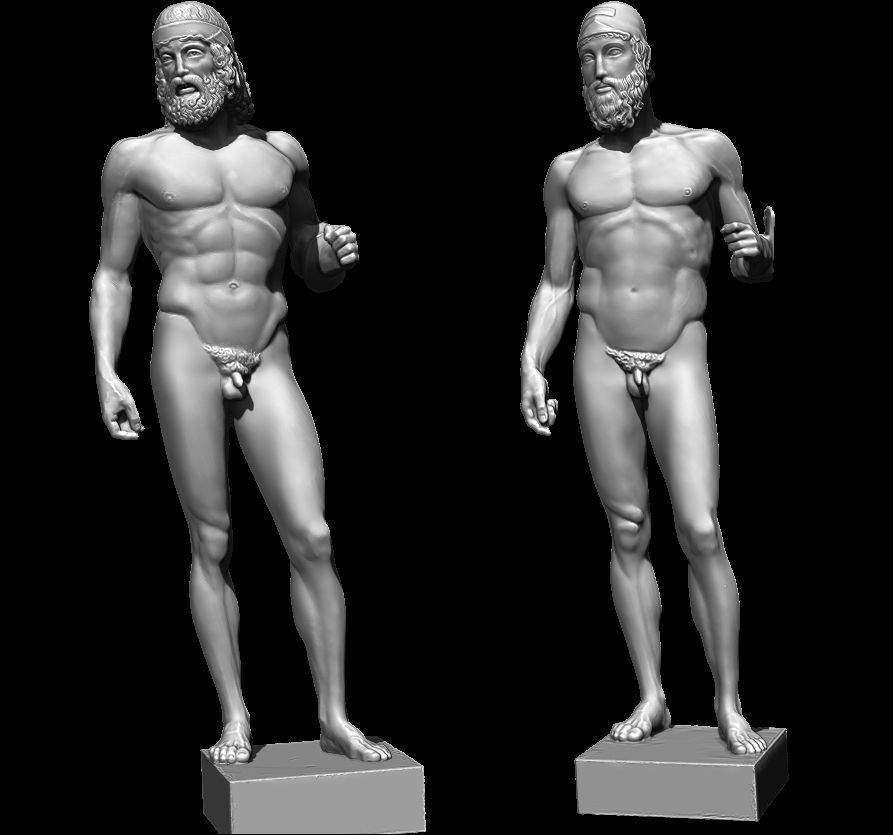 riace bronze warrior 3D print model_19