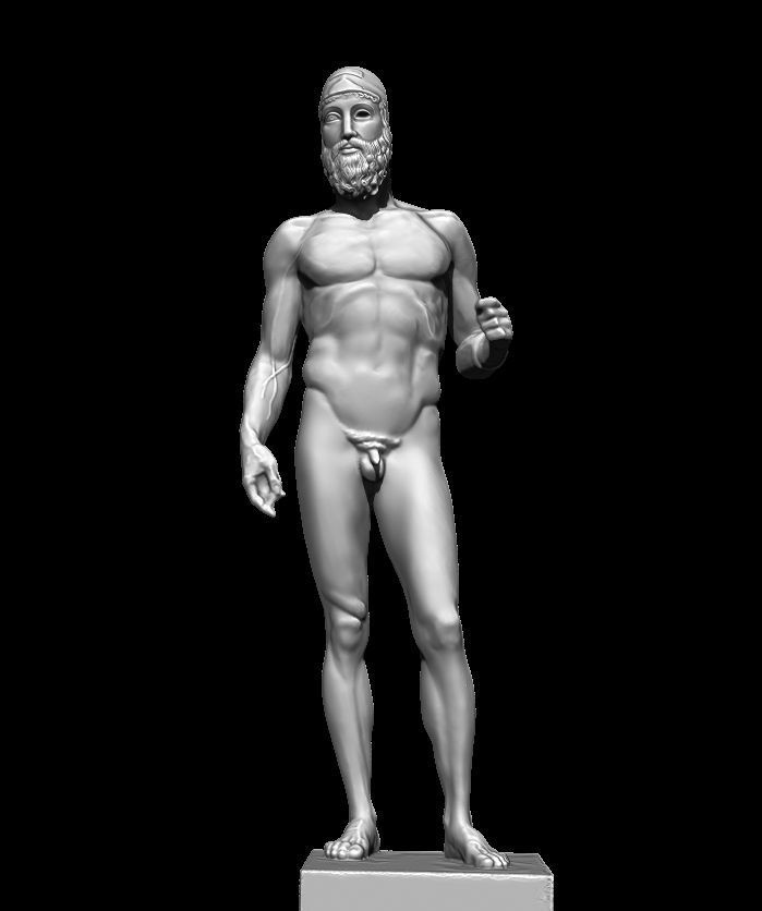 riace bronze warrior 3D print model_57
