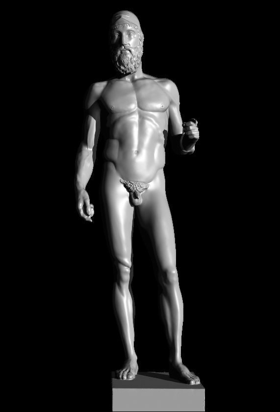 riace bronze warrior 3D print model_68