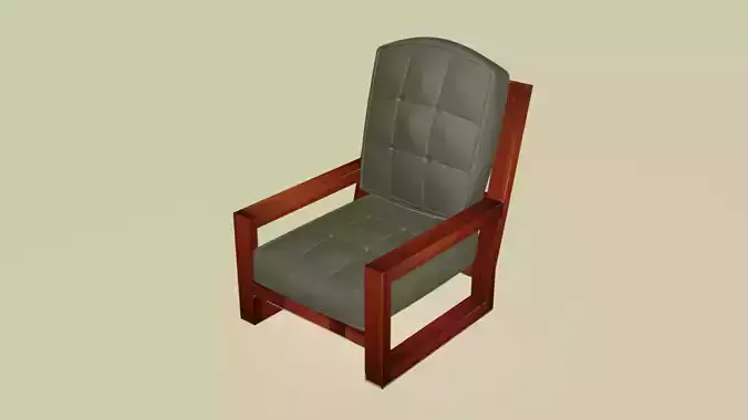 Wallnut Armchair