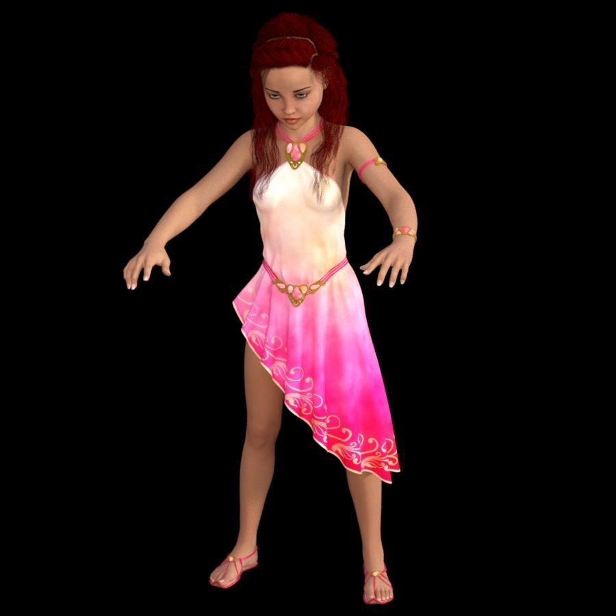 T2-10 obj files teen 3D model_4