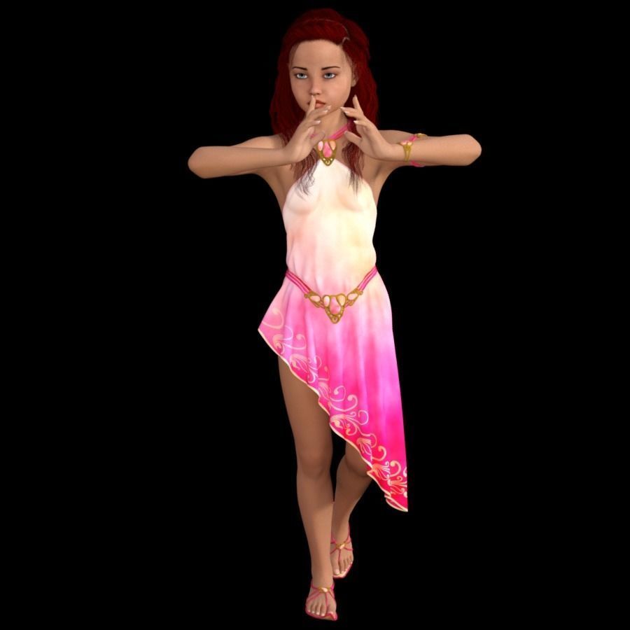 T2-10 obj files teen 3D model_2