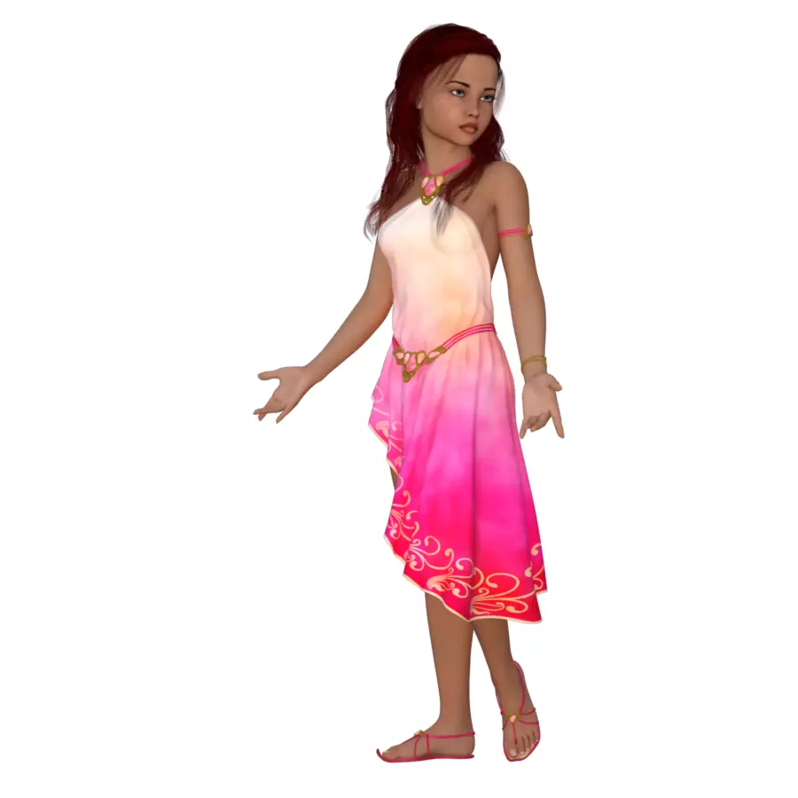 T2-10 obj files teen 3D model_0