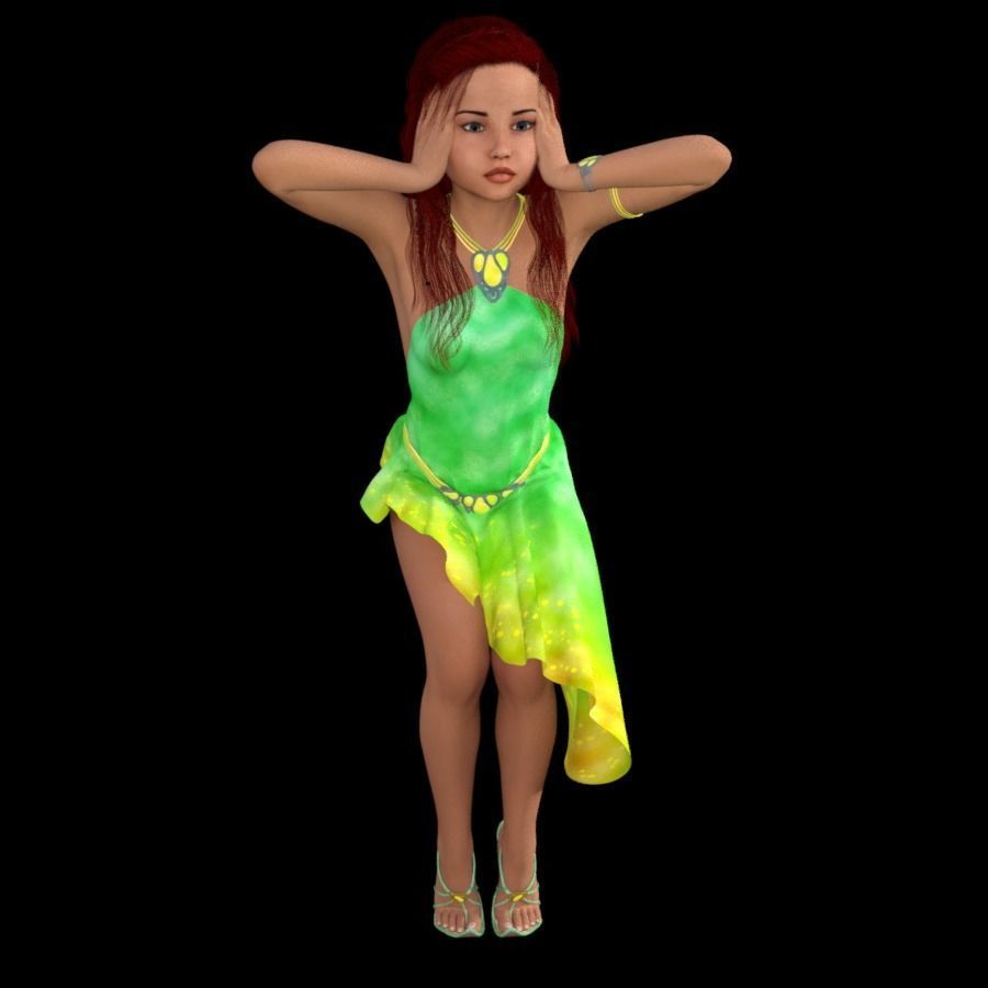 T2-10 obj files teen 3D model_8