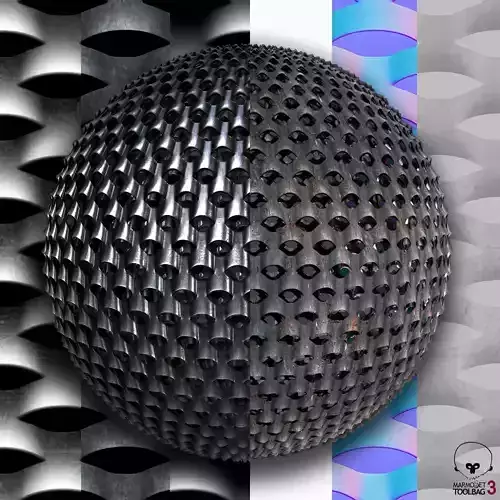 Grate 01 - PBR Texture