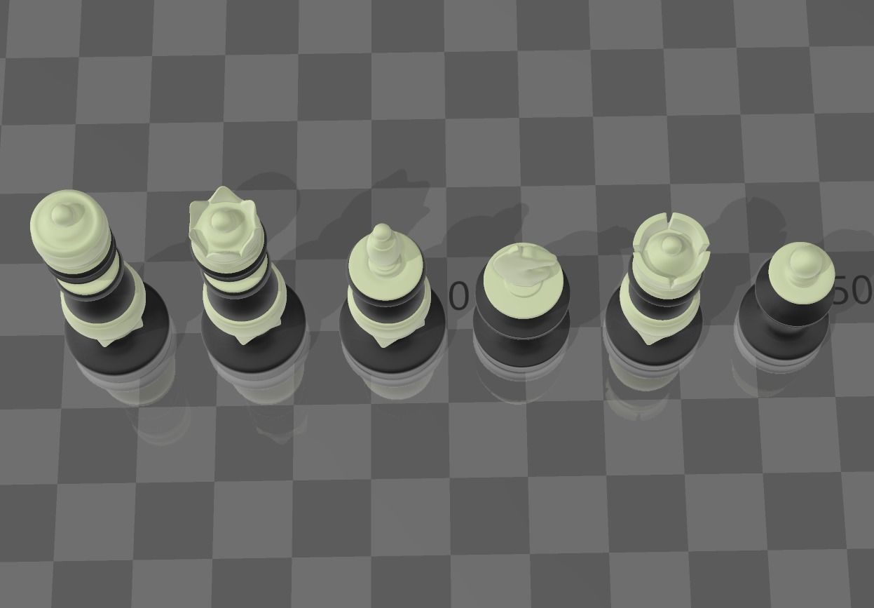 3D printable Mexican Chess set pieces STL OBJ 3D print model_5