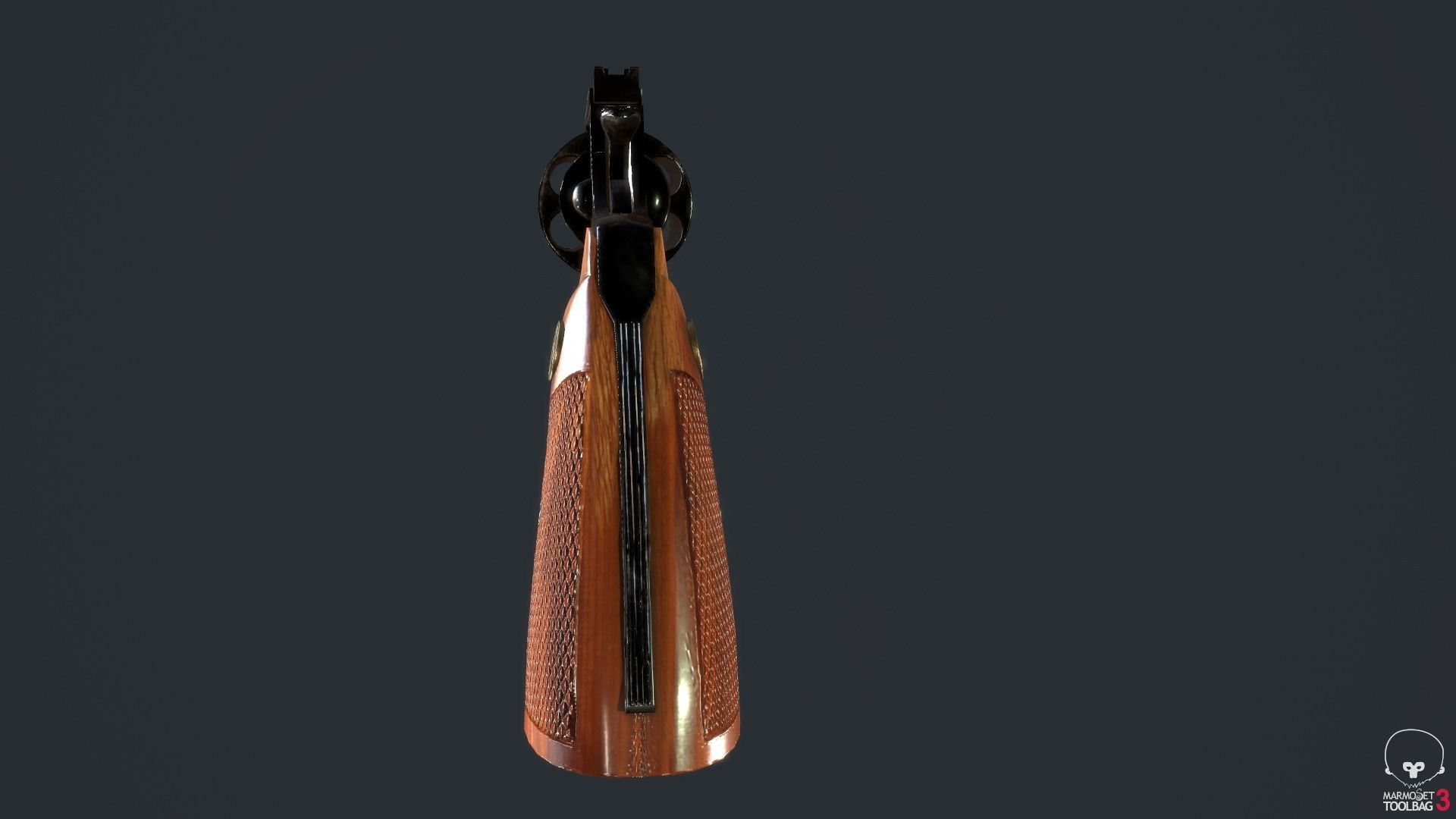 Magnum Colt Python 357 Low-poly 3D model_21