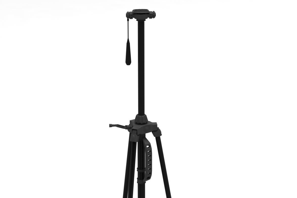 camera tripod 3D model_1
