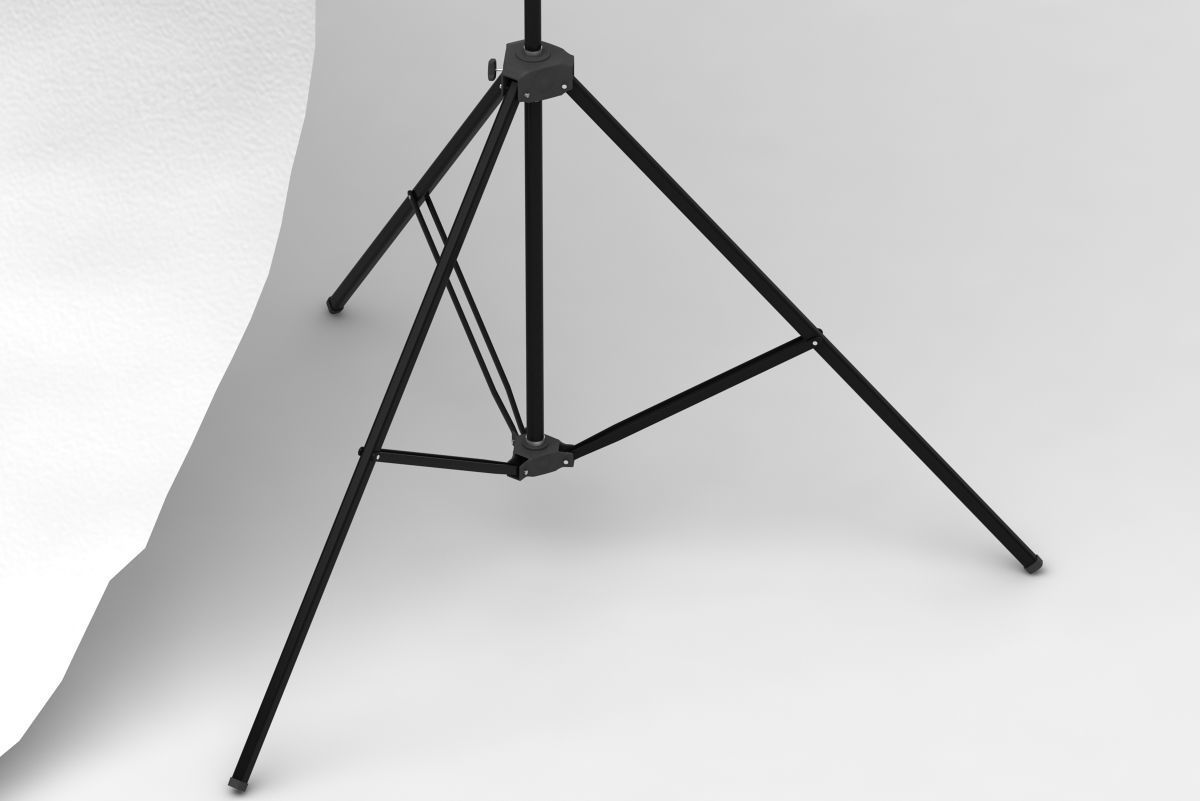 camera tripod 3D model_9