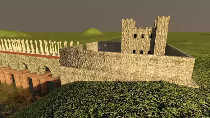 Fantasy Castle 3Ds Max Modelling