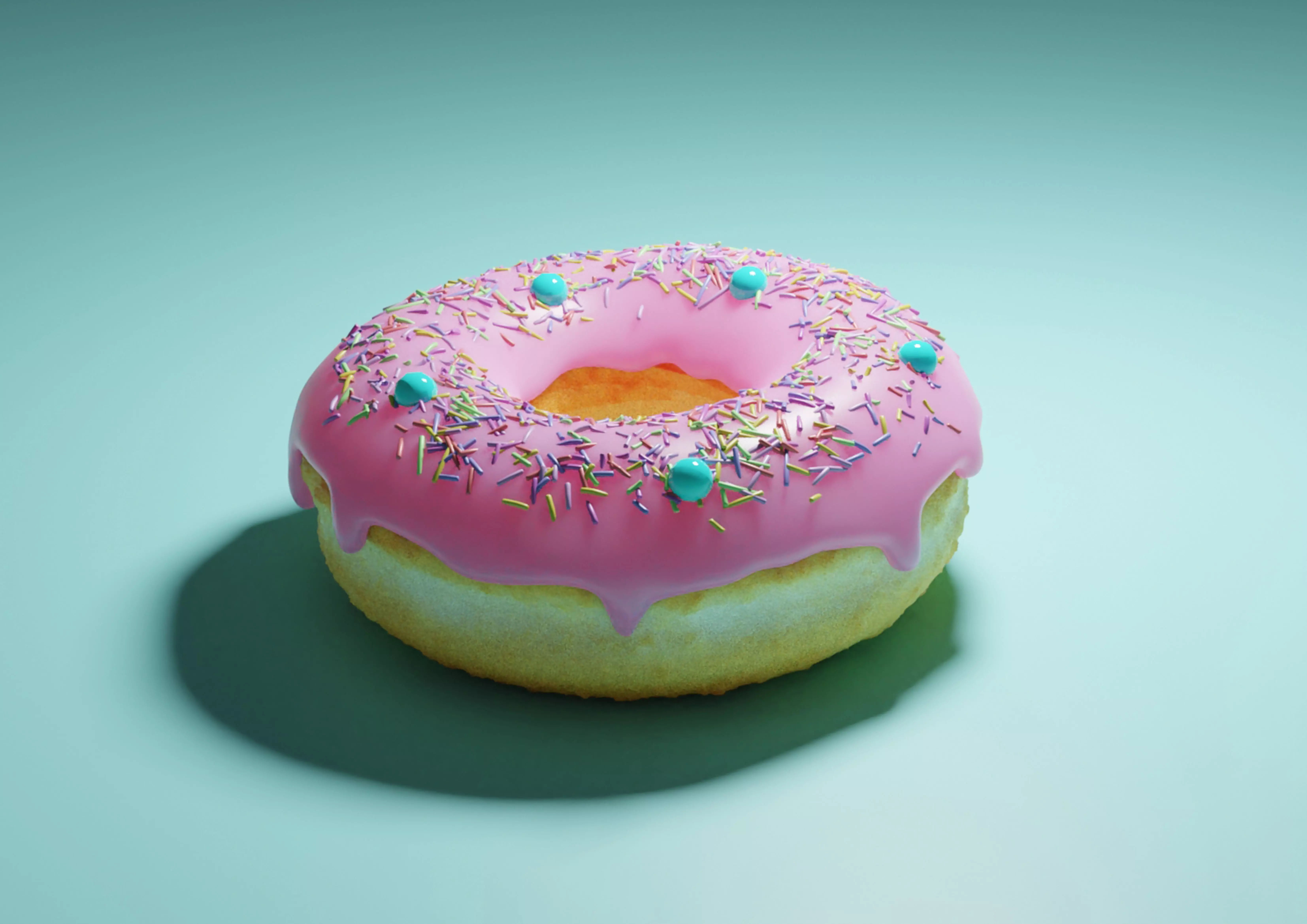 Donut 3D model_0