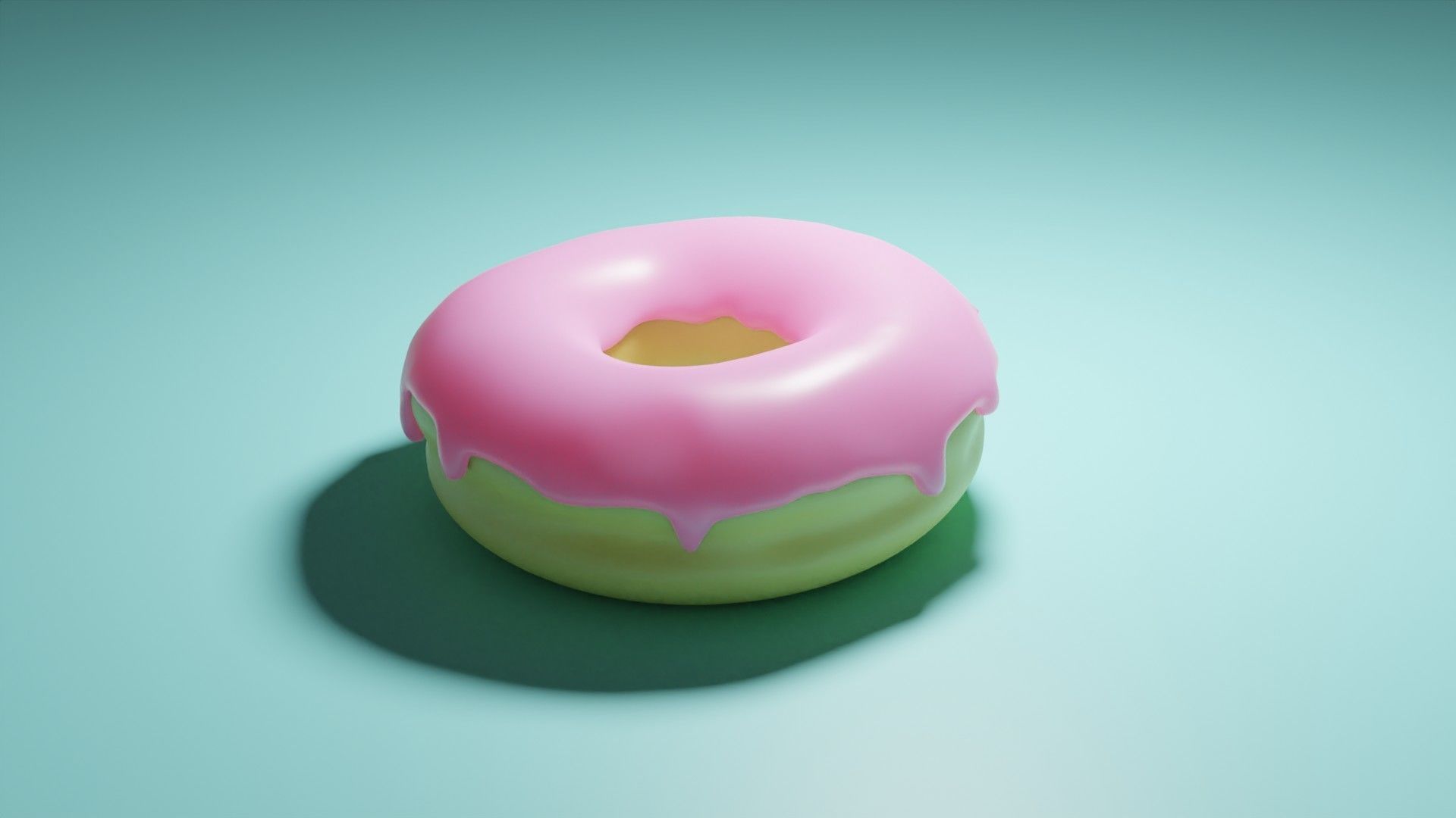 Donut 3D model_1