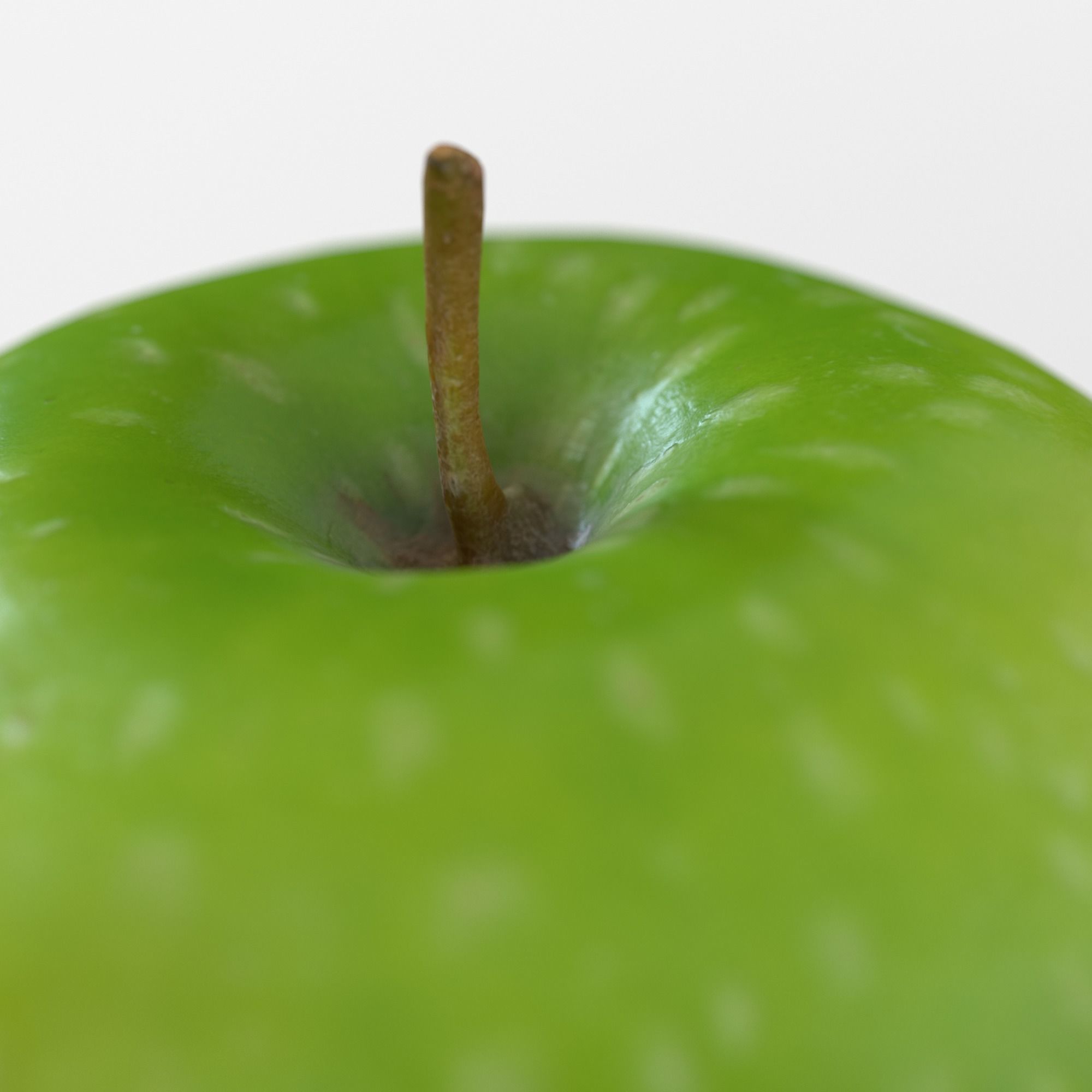 Green Apple Fruit 3D model Photoscan Low-poly 3D model_7