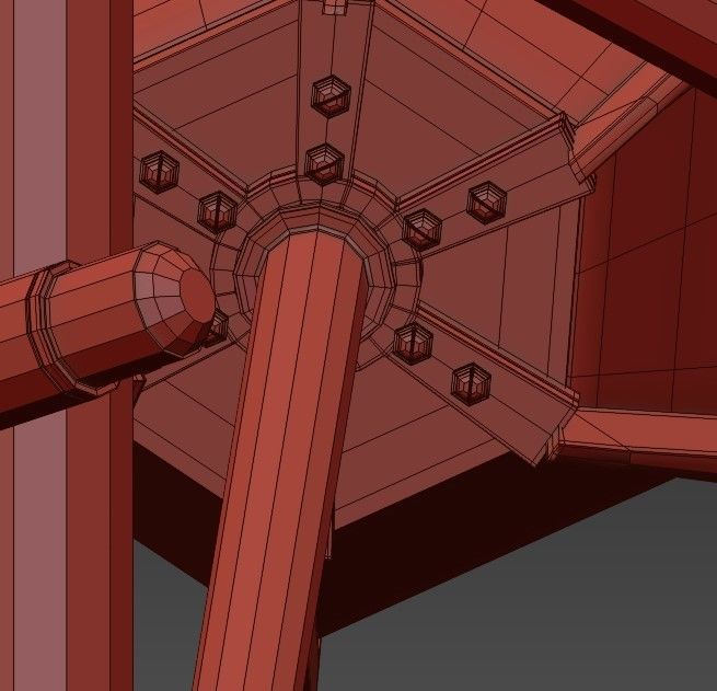 HARLOW Spoke Chandelier von Gabriel Scott 3D model_2