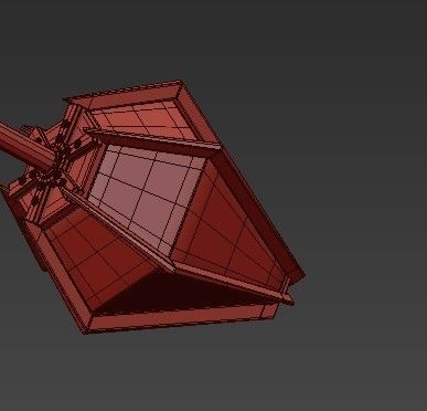 HARLOW Spoke Chandelier von Gabriel Scott 3D model_1