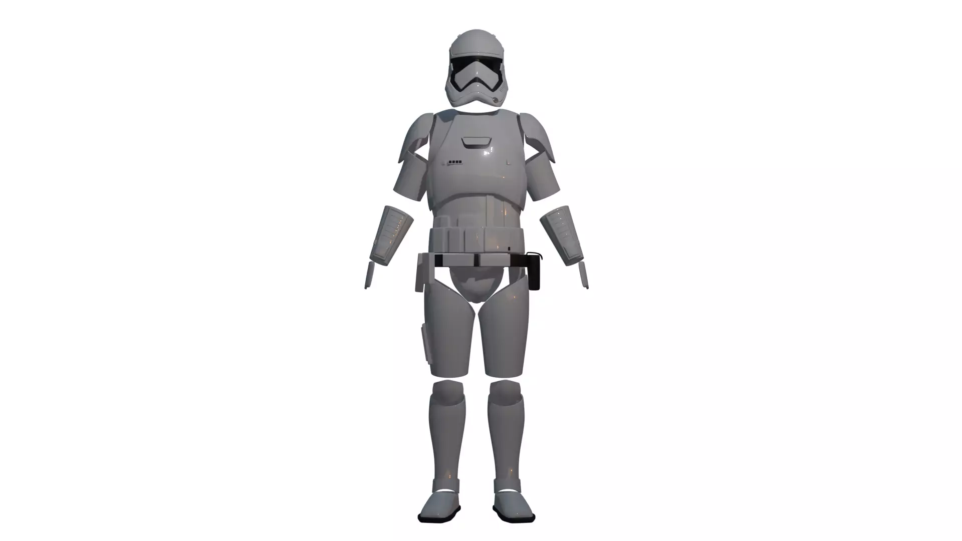 first order stormtrooper full armor Free 3D model_0