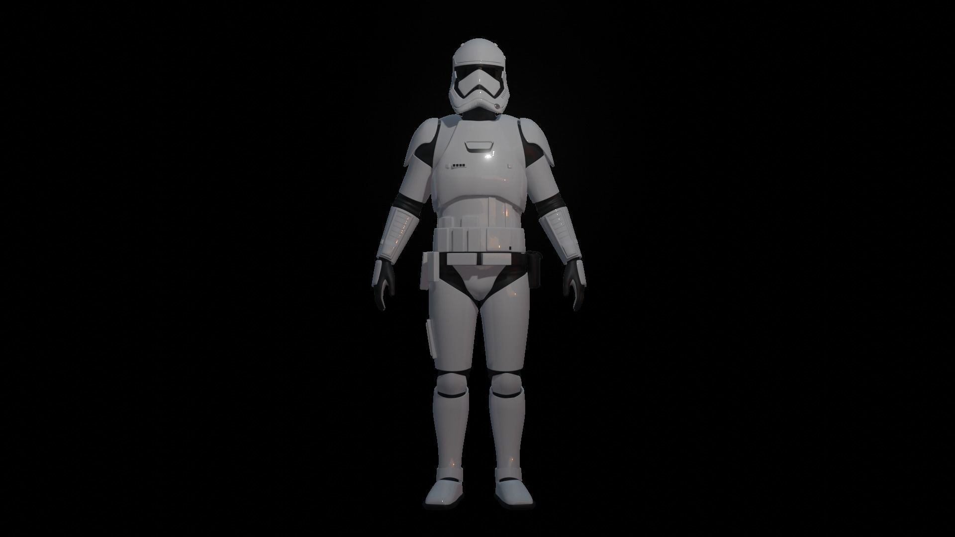 first order stormtrooper full armor Free 3D model_5