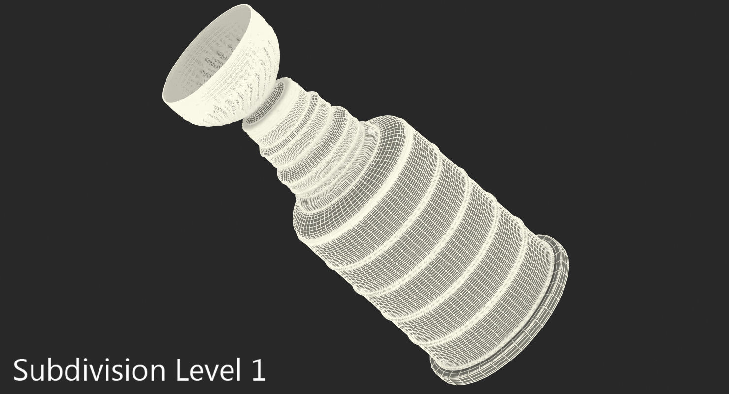 Stanley Cup Trophy 3D model_8