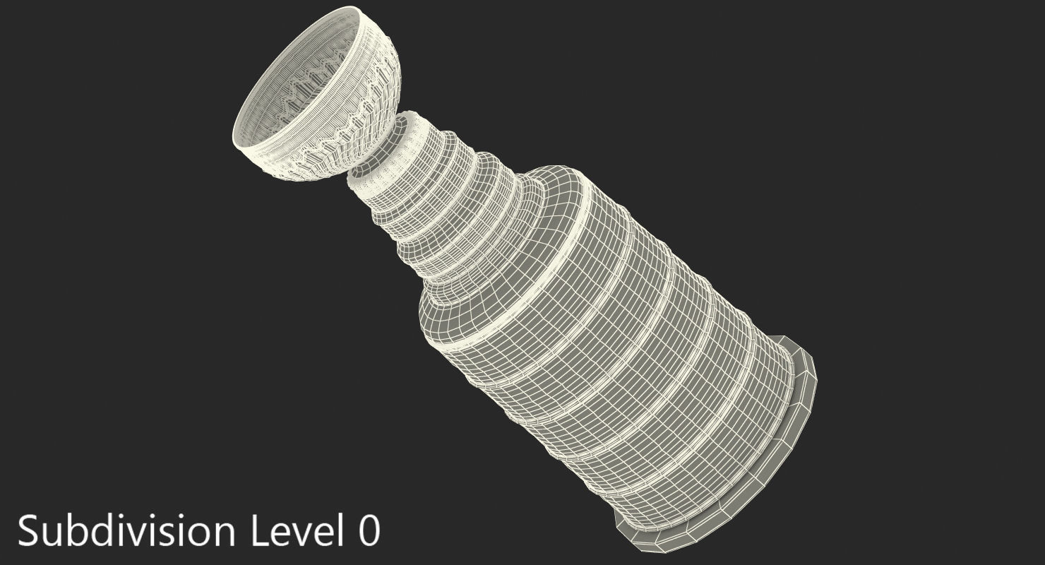 Stanley Cup Trophy 3D model_7