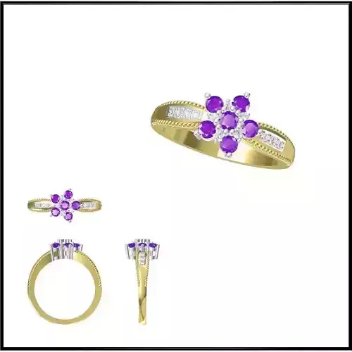 JCD Format  Elegant gold color stone rings 3design price