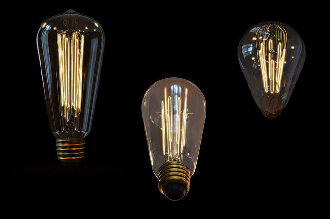 Bulb -Edison bulb 3D model