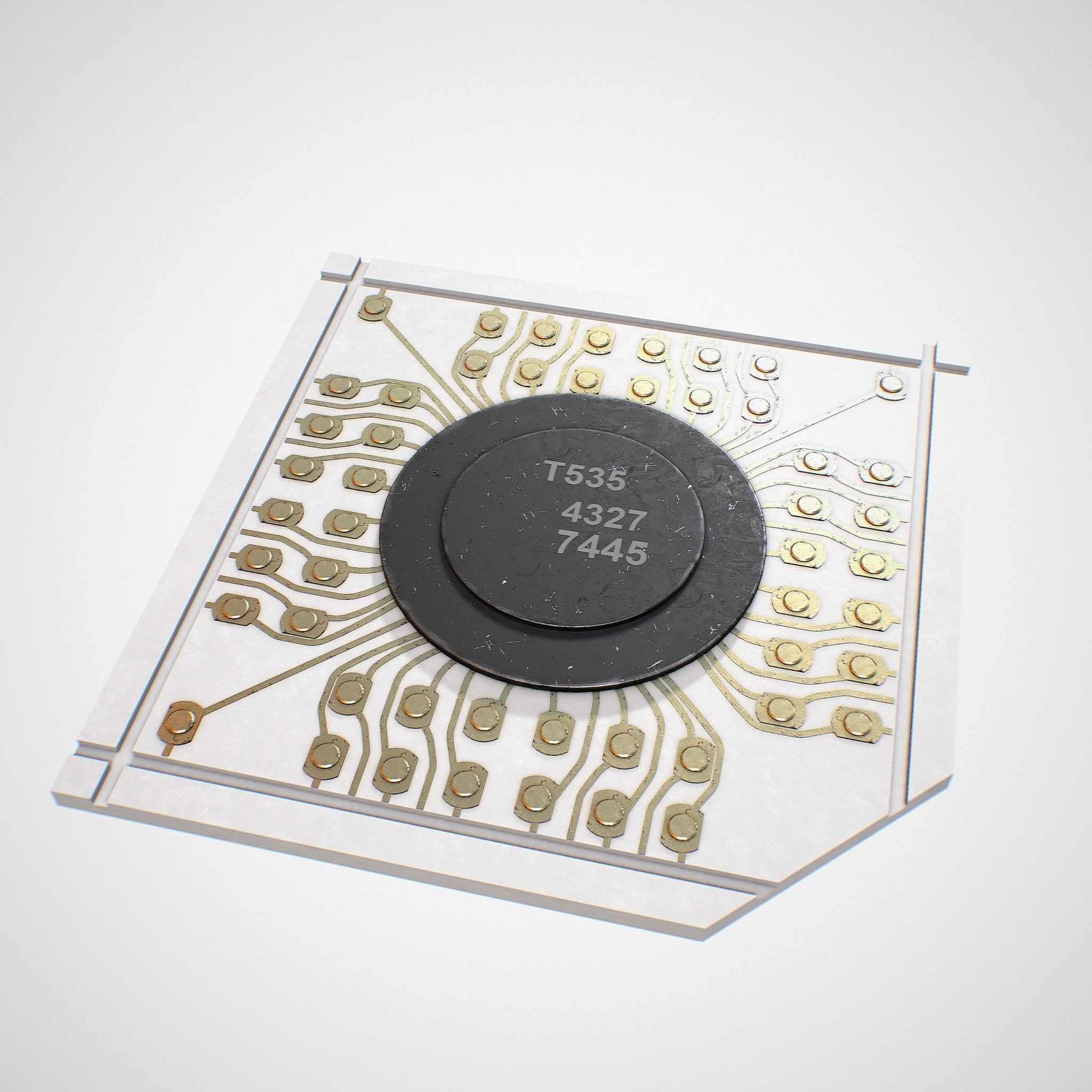 Vintage microchip 3D model_5