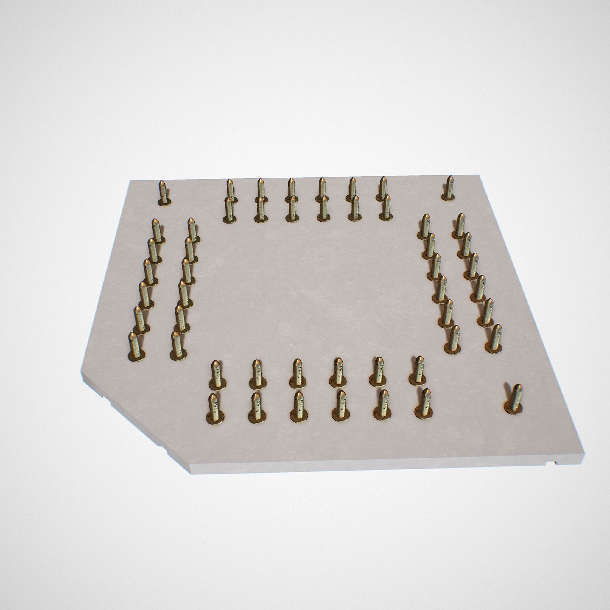 Vintage microchip 3D model_9