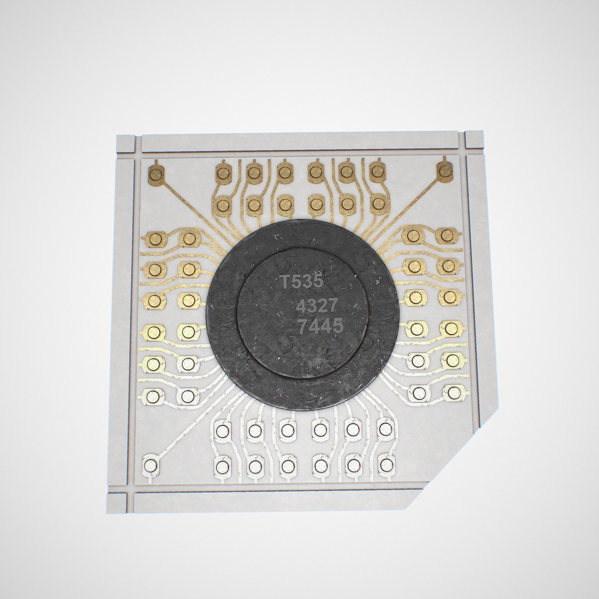 Vintage microchip 3D model_6