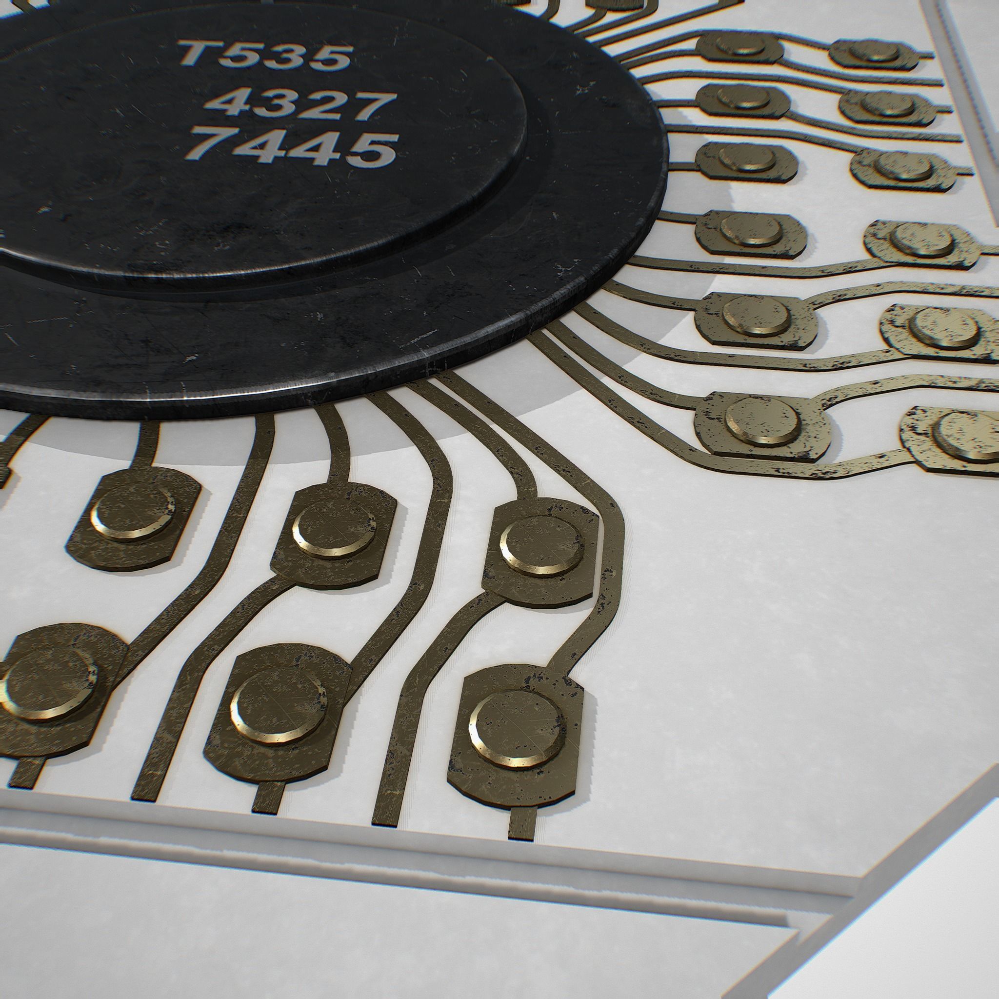 Vintage microchip 3D model_13