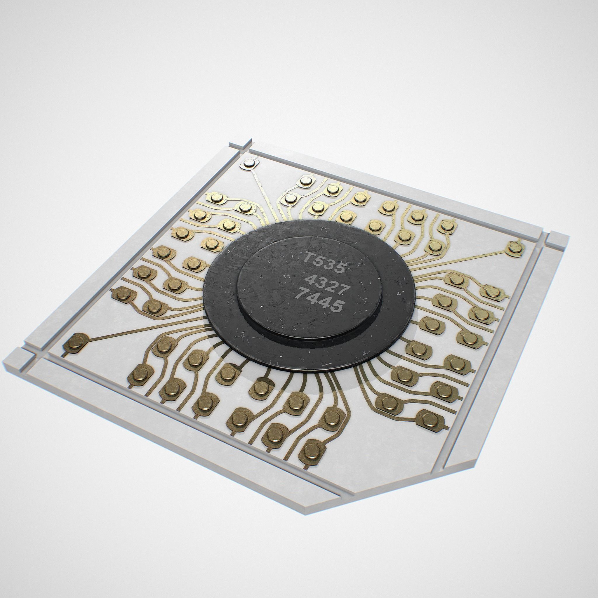Vintage microchip 3D model_10