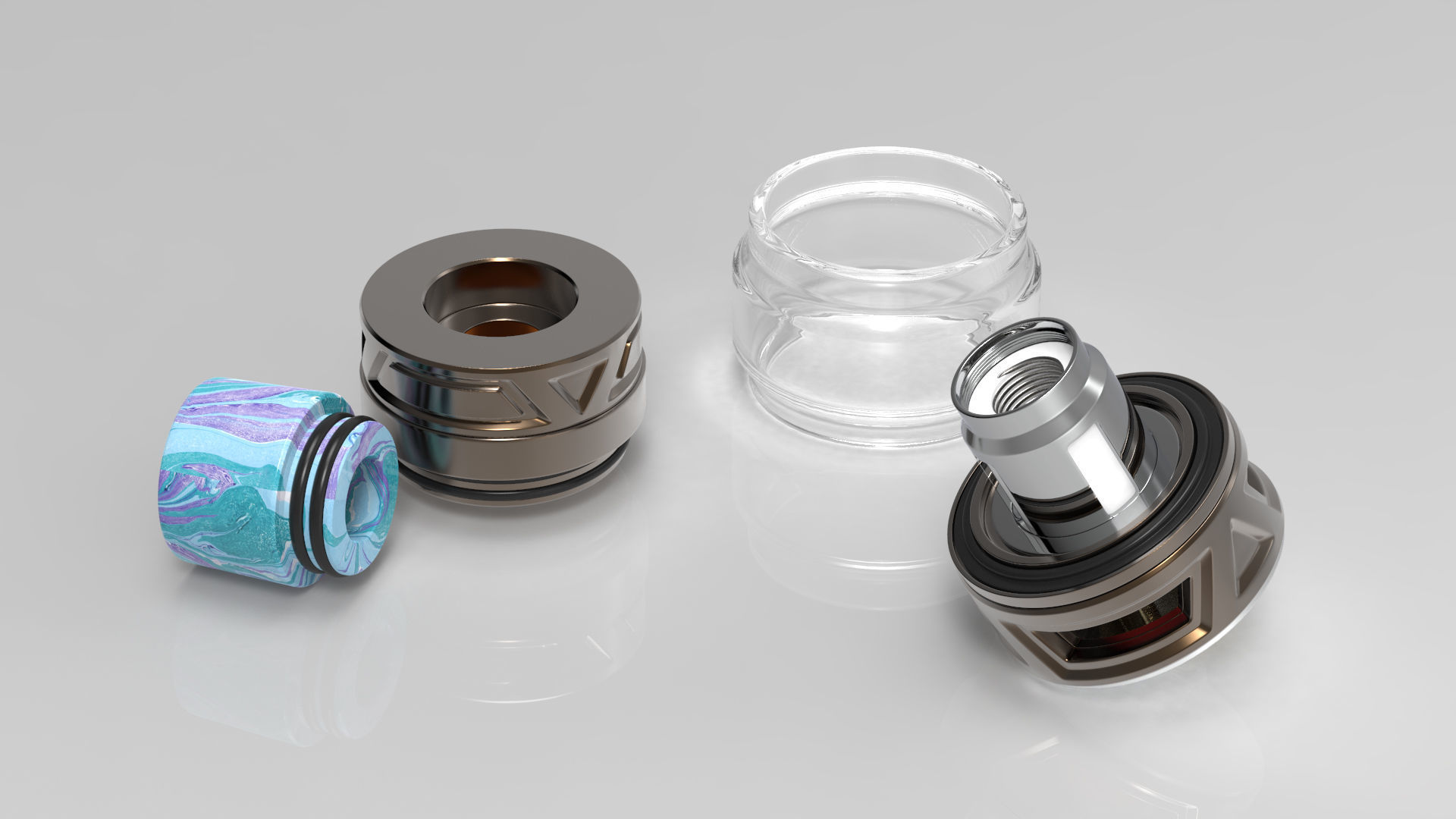 Vape Voopoo Drag 2 3D model_9