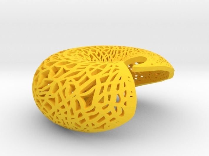 Leafy torus Lampshed 3D print model_17