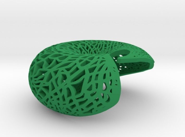 Leafy torus Lampshed 3D print model_18