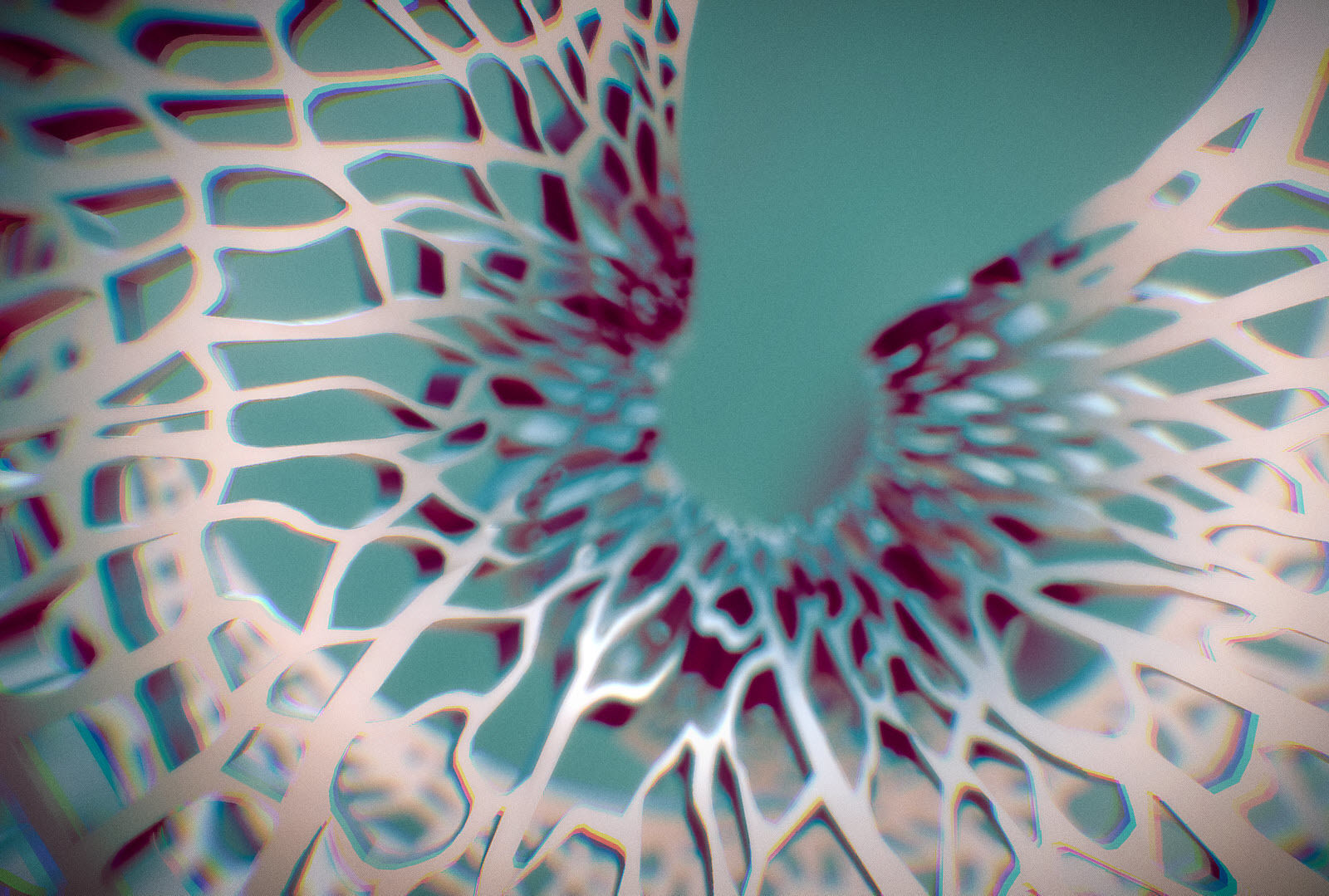 Leafy torus Lampshed 3D print model_3