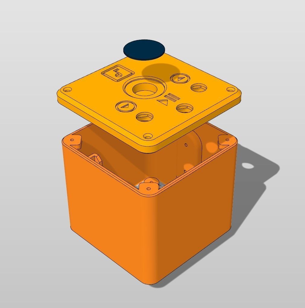 Tonuino - Diy Tonibox enclosure 3D print model_4