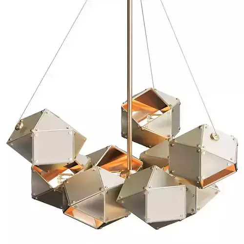 WELLES Central Chandelier von Gabriel Scott