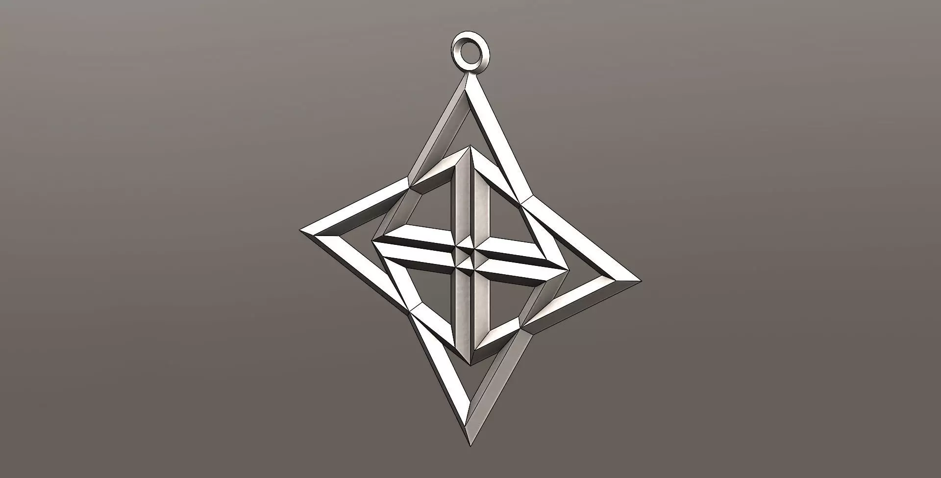 Collection of triangle motif pendants Free 3D print model