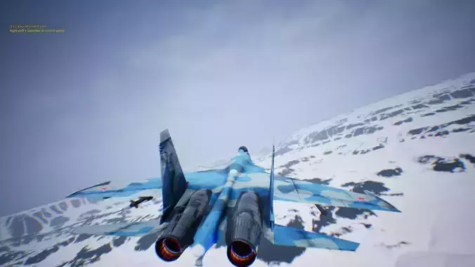 Jet Fighter SU-33D Flanker flight control simulation
