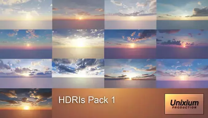 HDRI Skies 12K PACK 1 Texture