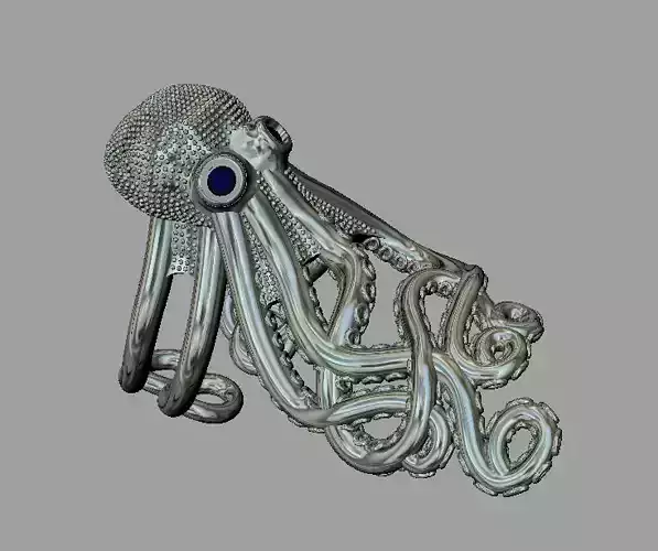Octopus Ring 3DM File