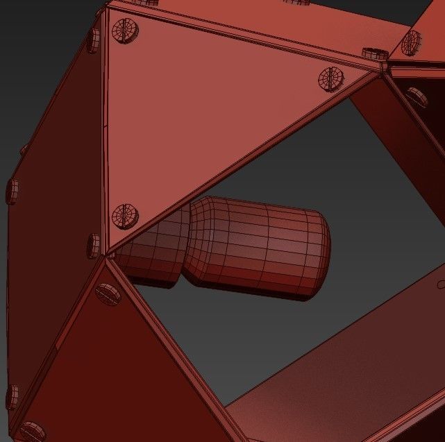 WELLES Long Chandelier von Gabriel Scott 3D model_3