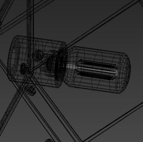 WELLES Long Chandelier von Gabriel Scott 3D model_2