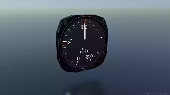 US OIL PRESSURE GAUGE