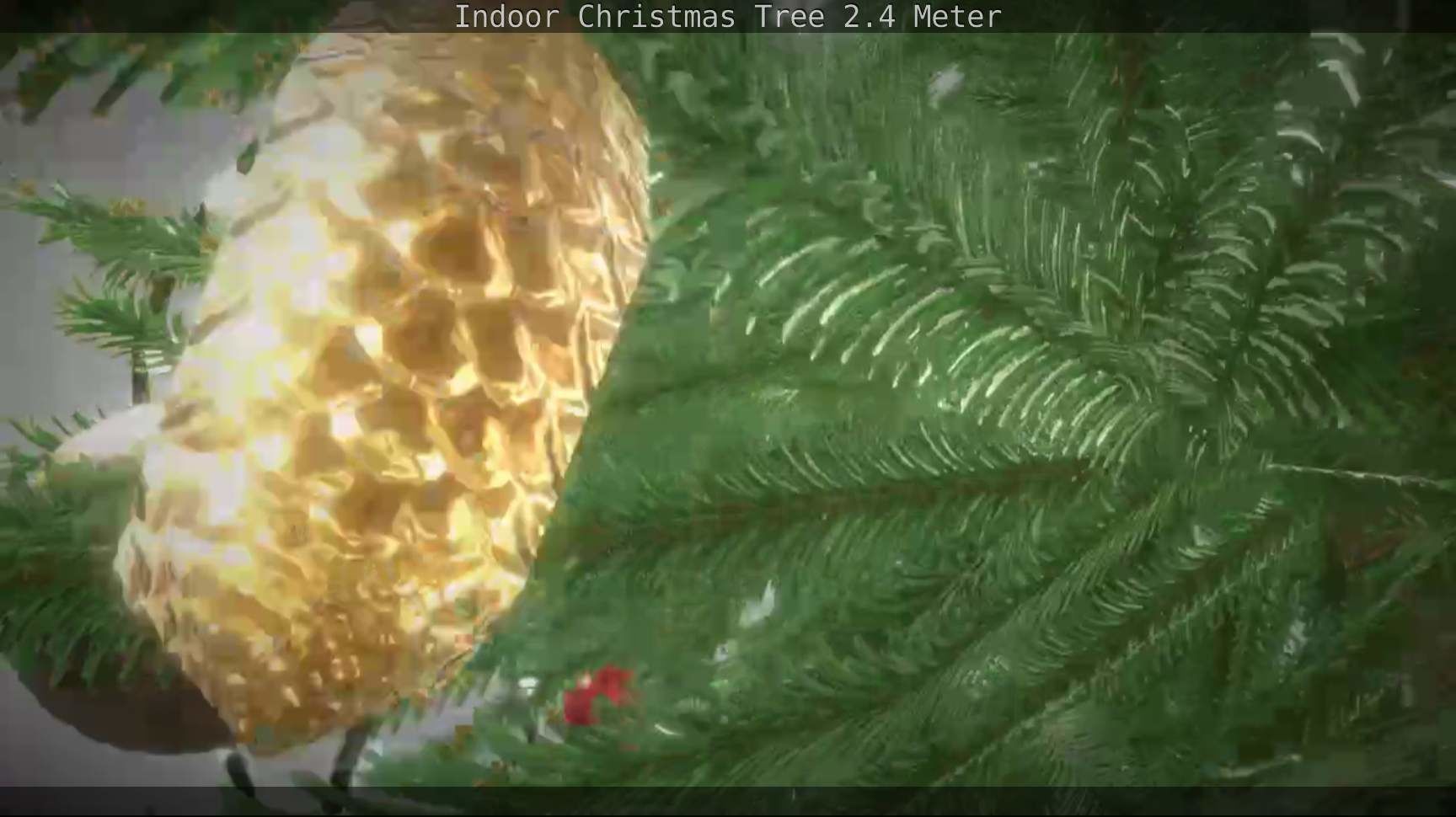 Indoor Christmas Tree 2m Low-poly 3D model_118