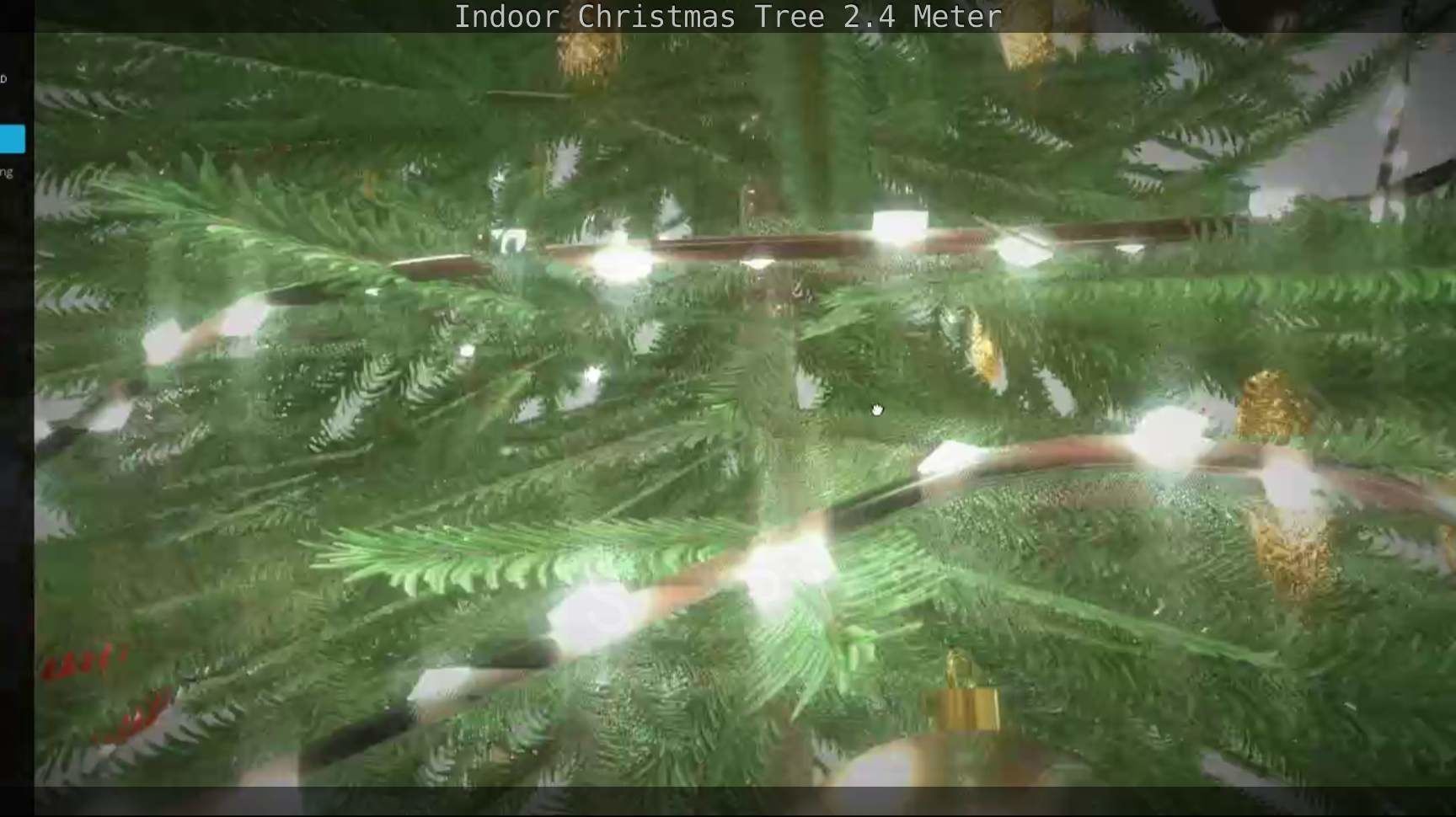 Indoor Christmas Tree 2m Low-poly 3D model_137