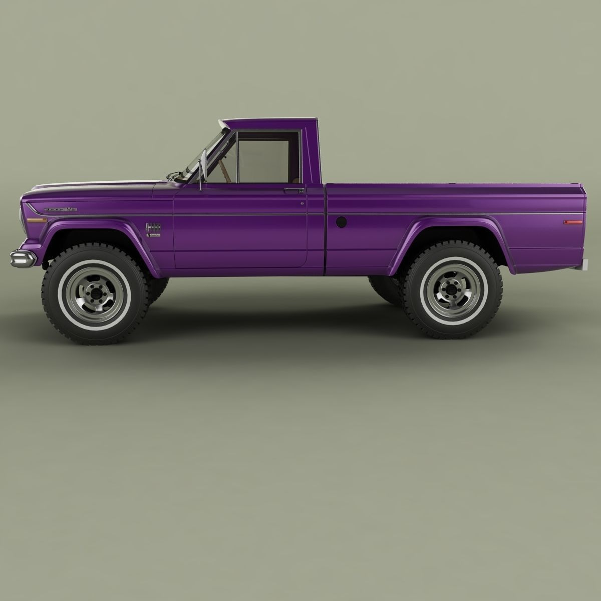 Jeep J2000 J10 Pickup 3D model_1