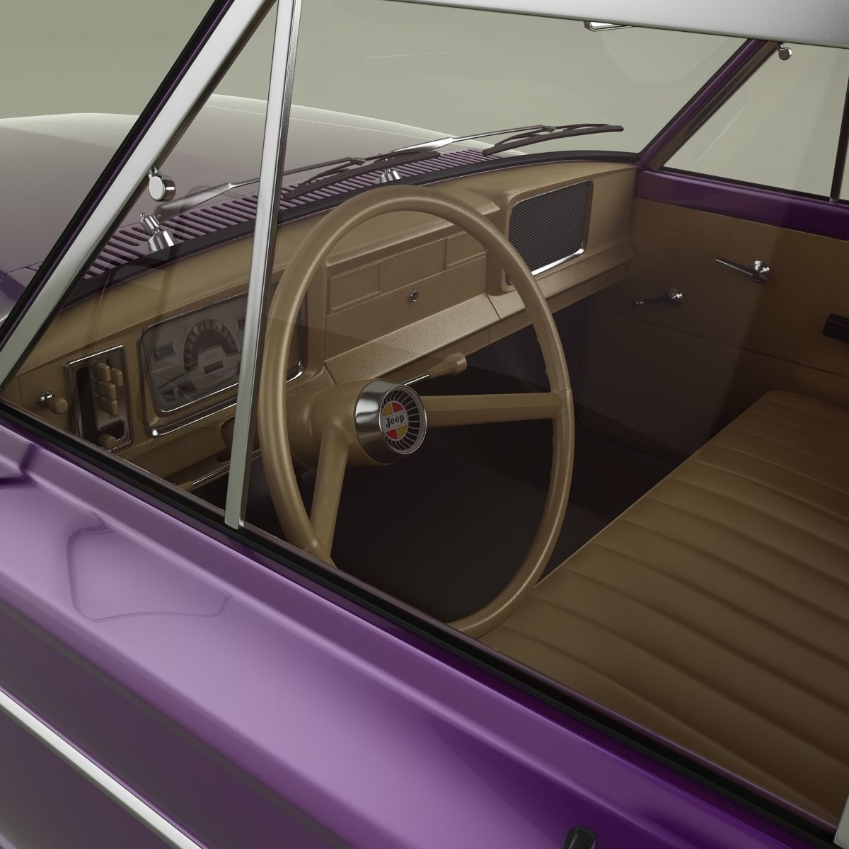 Jeep J2000 J10 Pickup 3D model_8